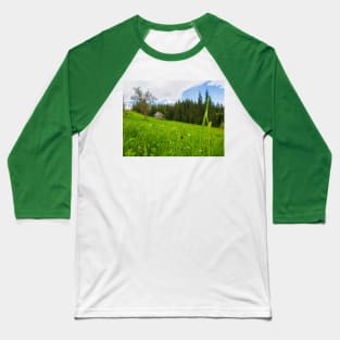Wooden cottage Baseball T-Shirt